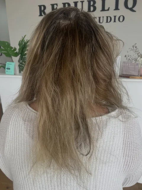 Before: very fine, brittle strands