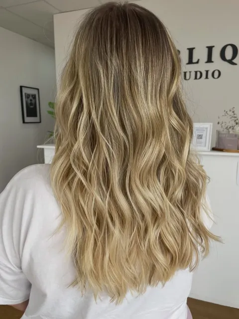 Dimensional sandy blonde